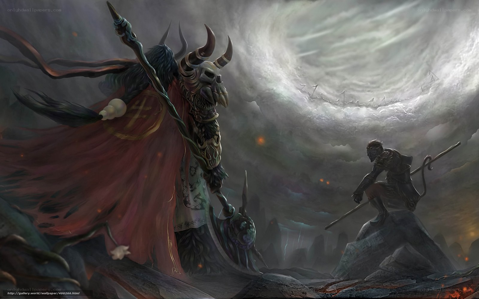 Demon vs Monkey Warrior