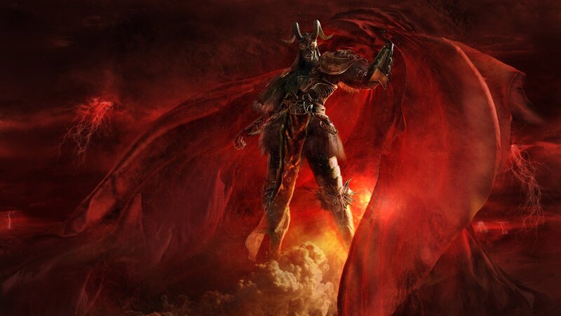 Demon Warrior with Cape