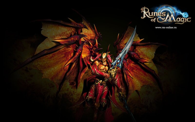 demon warrior with wings