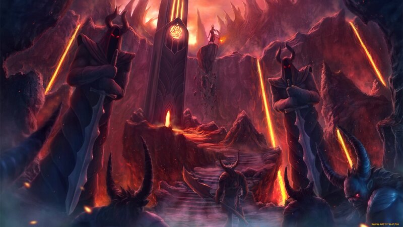 Demon Warriors in Lava
