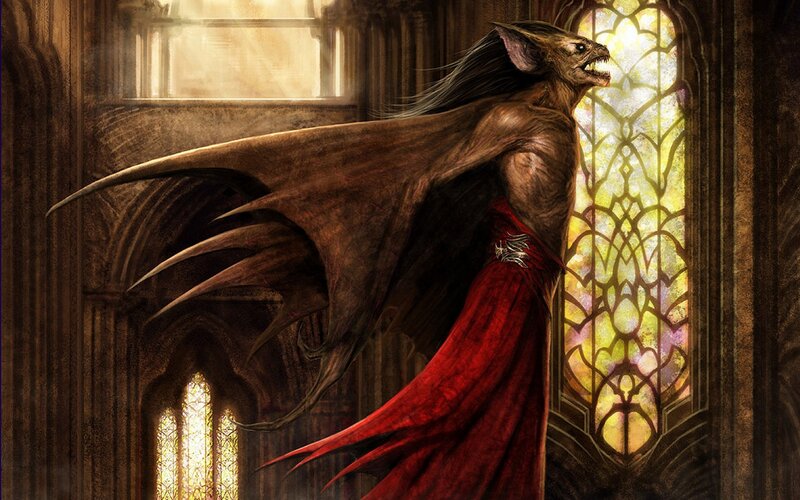 Demon with Bat Wings