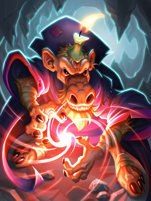 Demon with Candle on Head