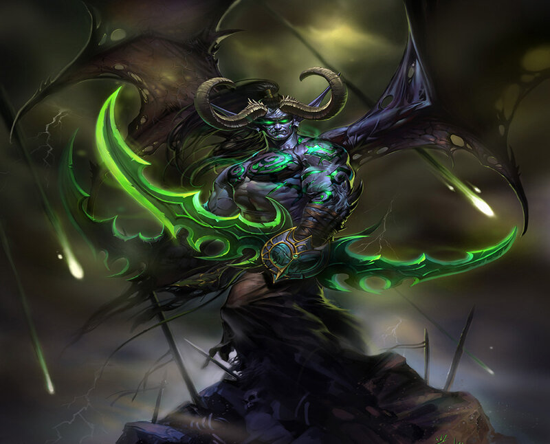 Demon with Green Energy