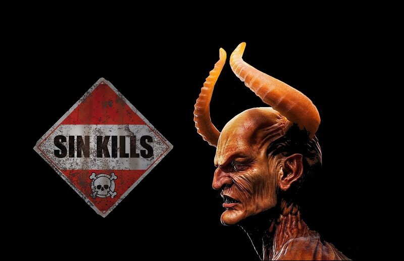 Demon with Horns — Black, Dark
