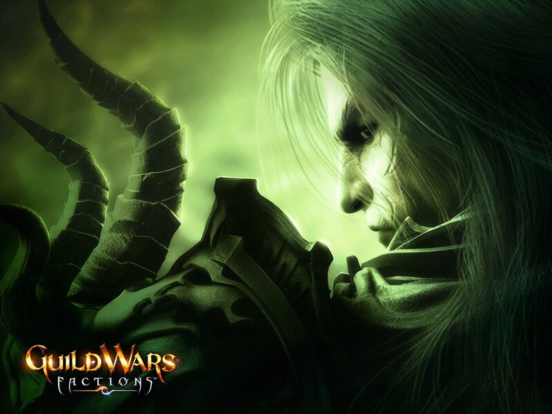 Demon with Horns — Green, Dark, Dramatic