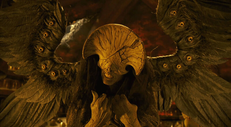 demon with multiple eyes