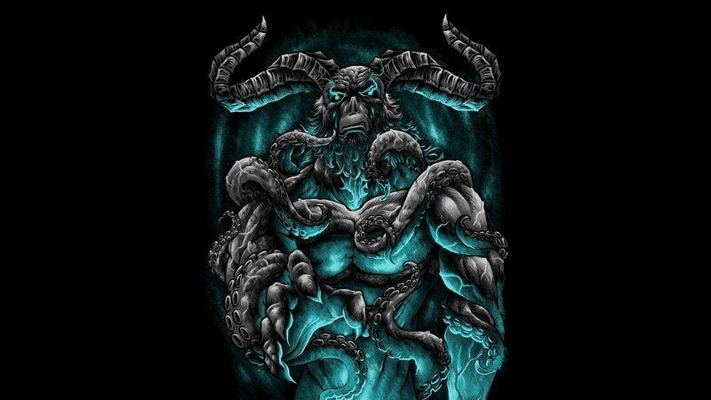 demon with tentacles