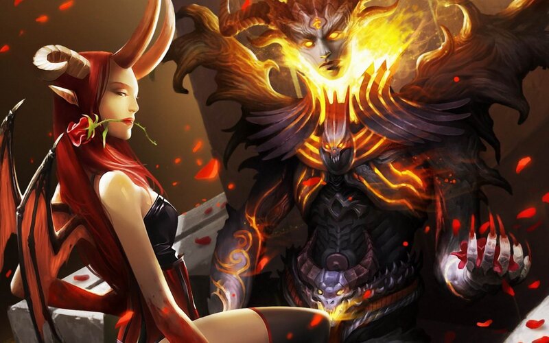 Demon Woman and Demon