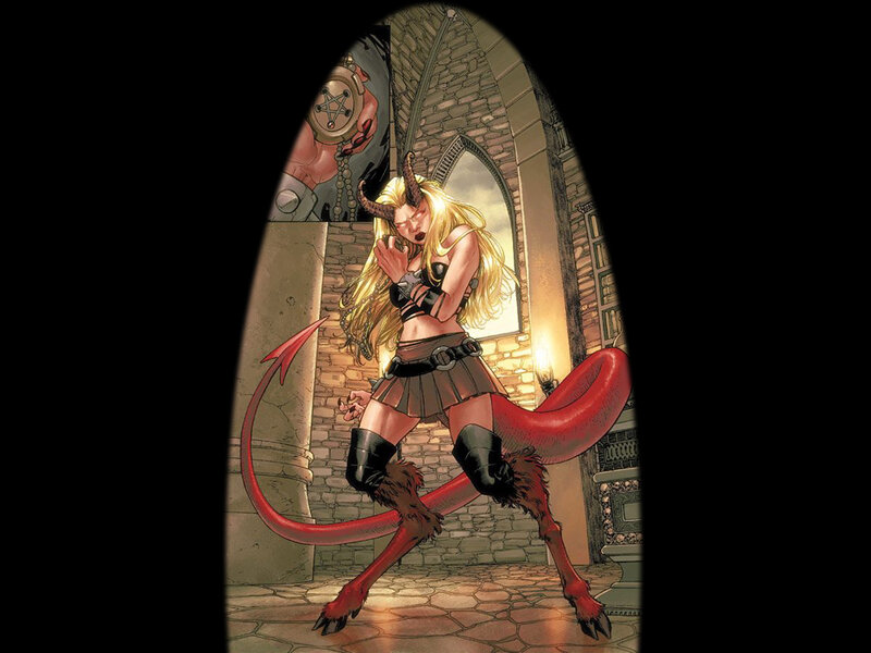Demon Woman in Stone Hall
