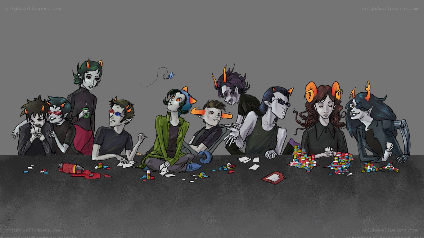 demons at a card game