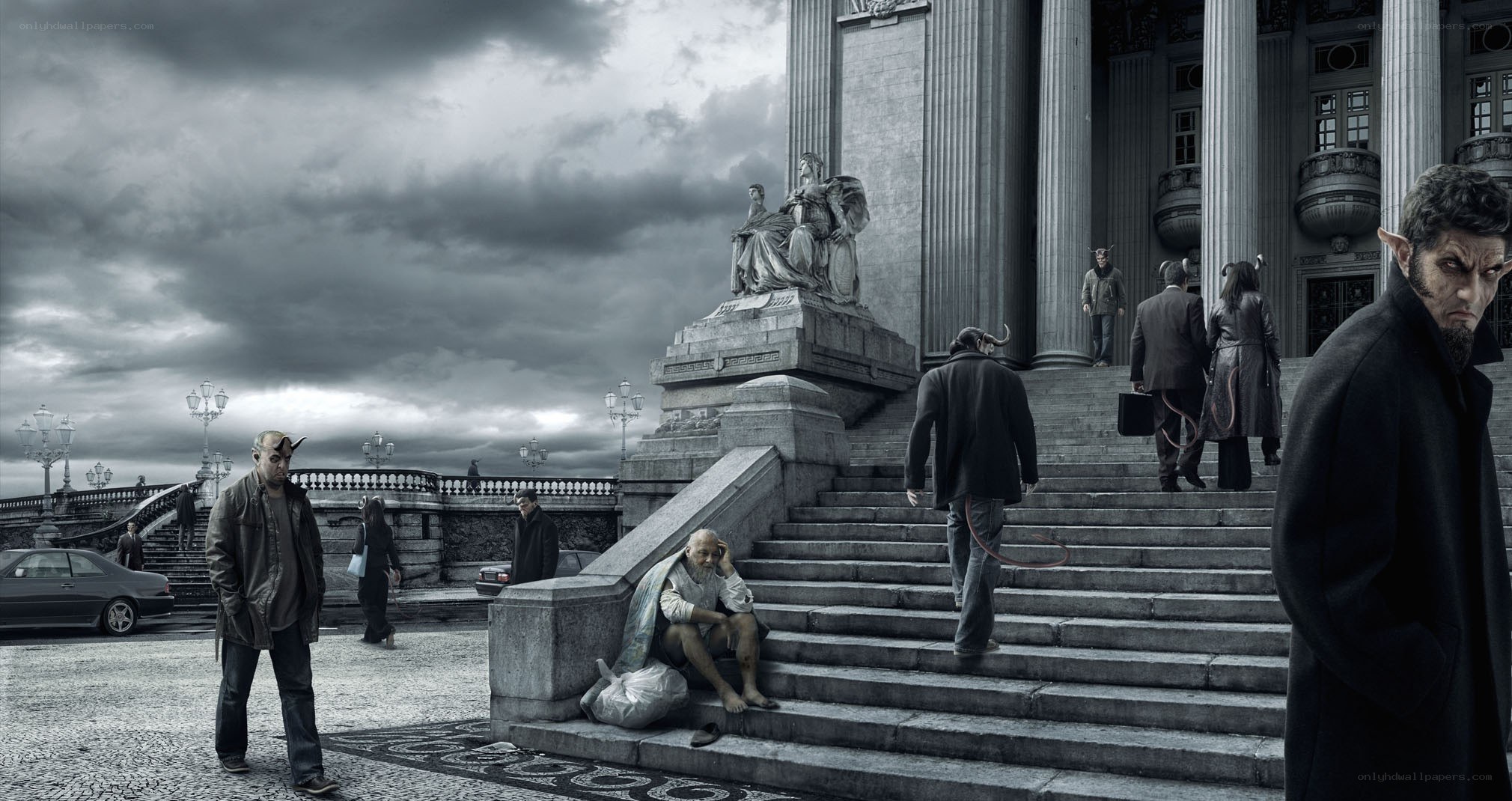Demons in a city