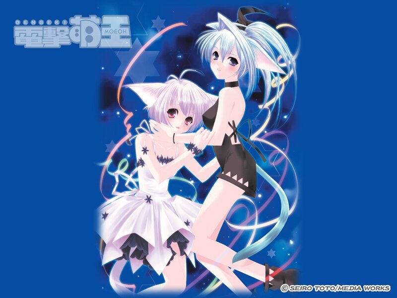 Dengeki Moeh characters artwork