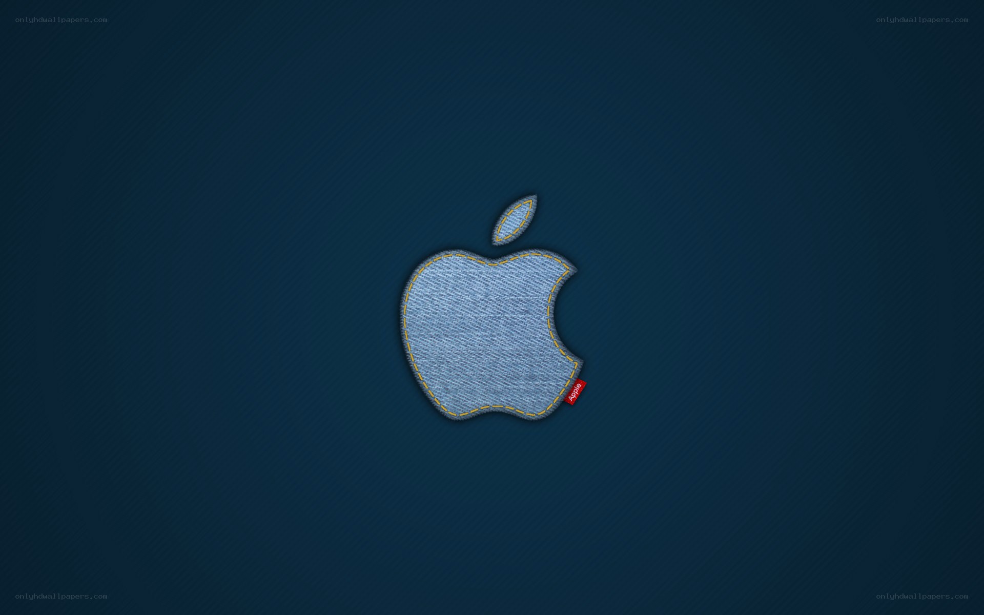 denim apple logo wallpaper