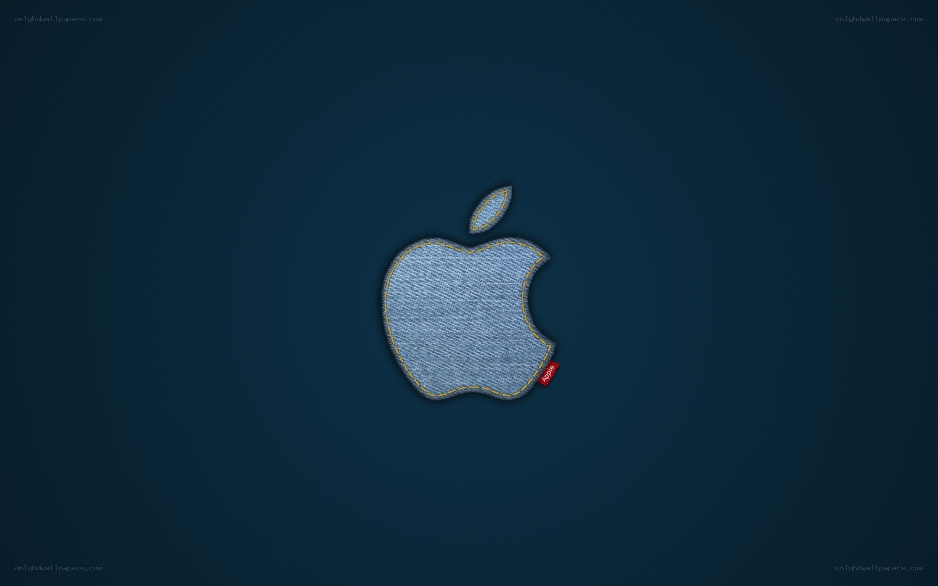 denim apple logo wallpaper