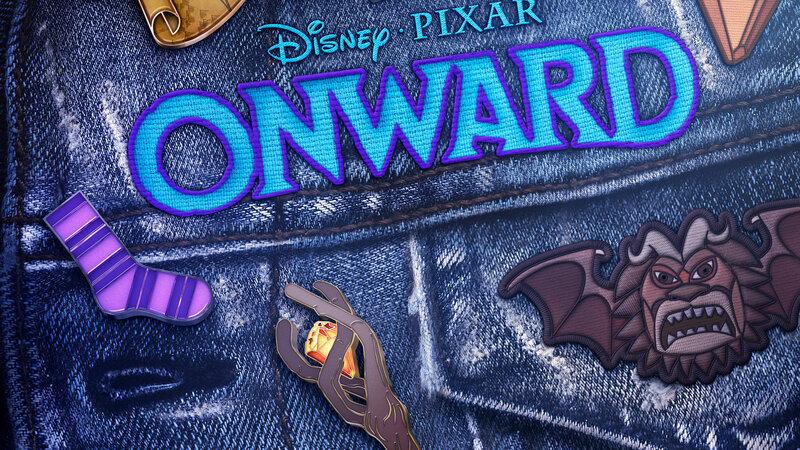 Denim Patch with Movie Title