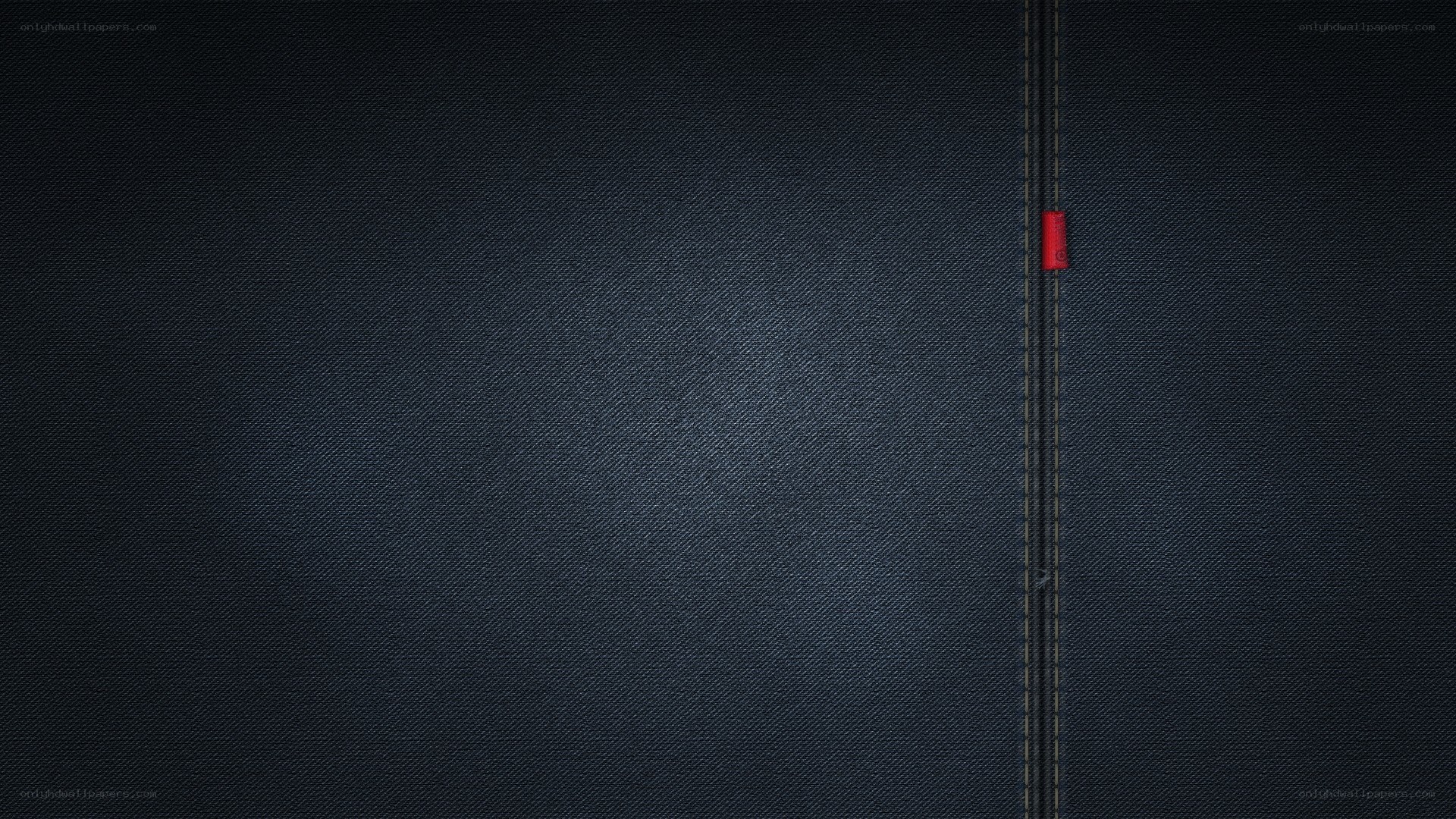 denim texture with red tag