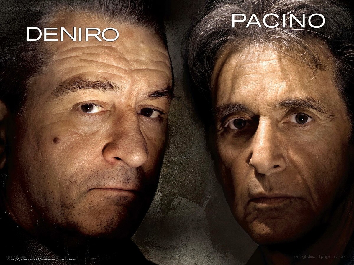 Deniro and Pacino movie poster