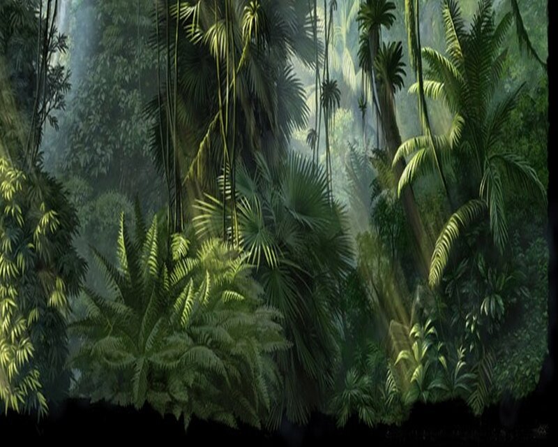 dense jungle foliage