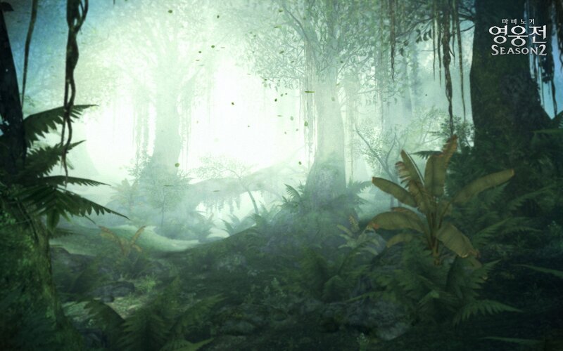 Dense Jungle Forest — Green, Misty, Serene, Morning