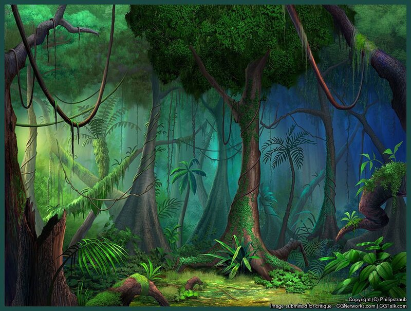 Dense Jungle Forest — Green, Mysterious