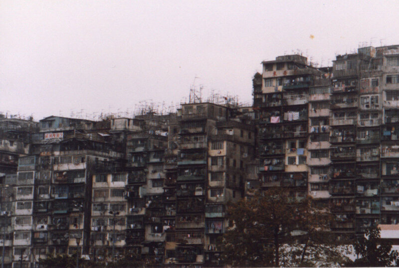dense residential buildings in hong kong