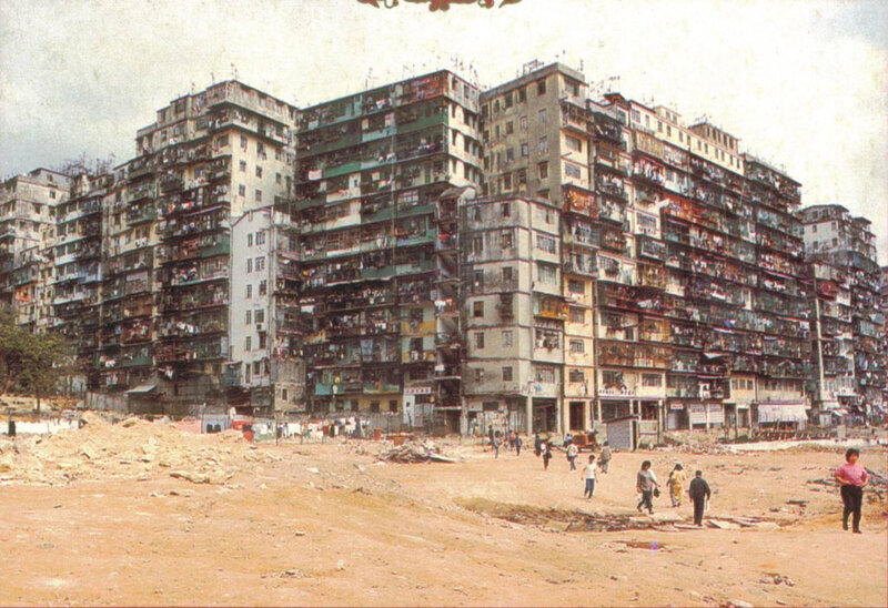 Dense residential buildings in Hong Kong