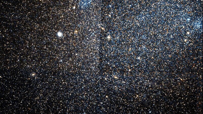 Dense Star Field — Black