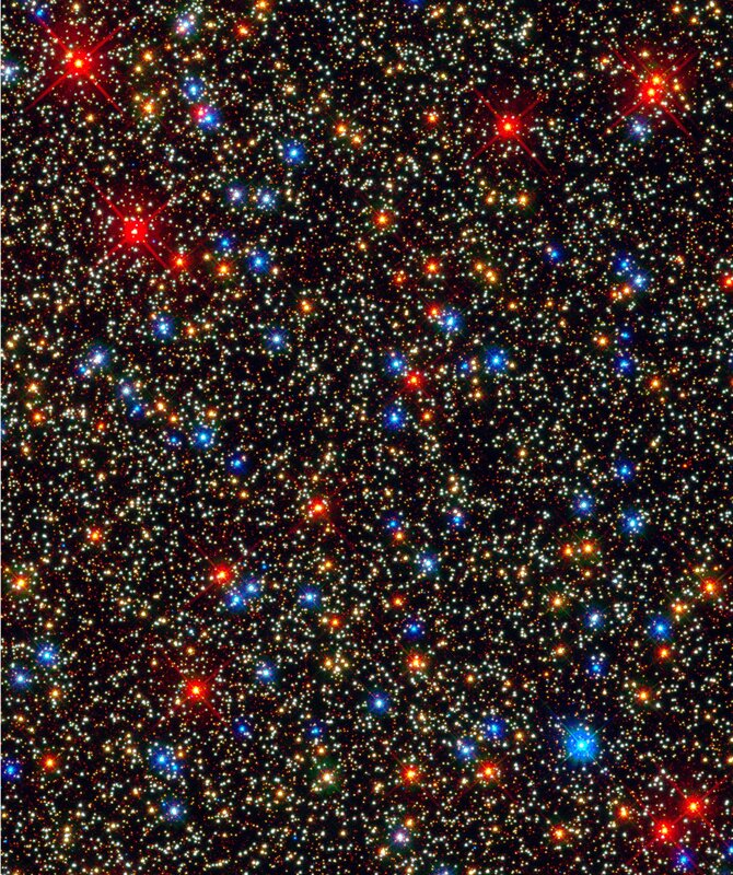dense star field in space