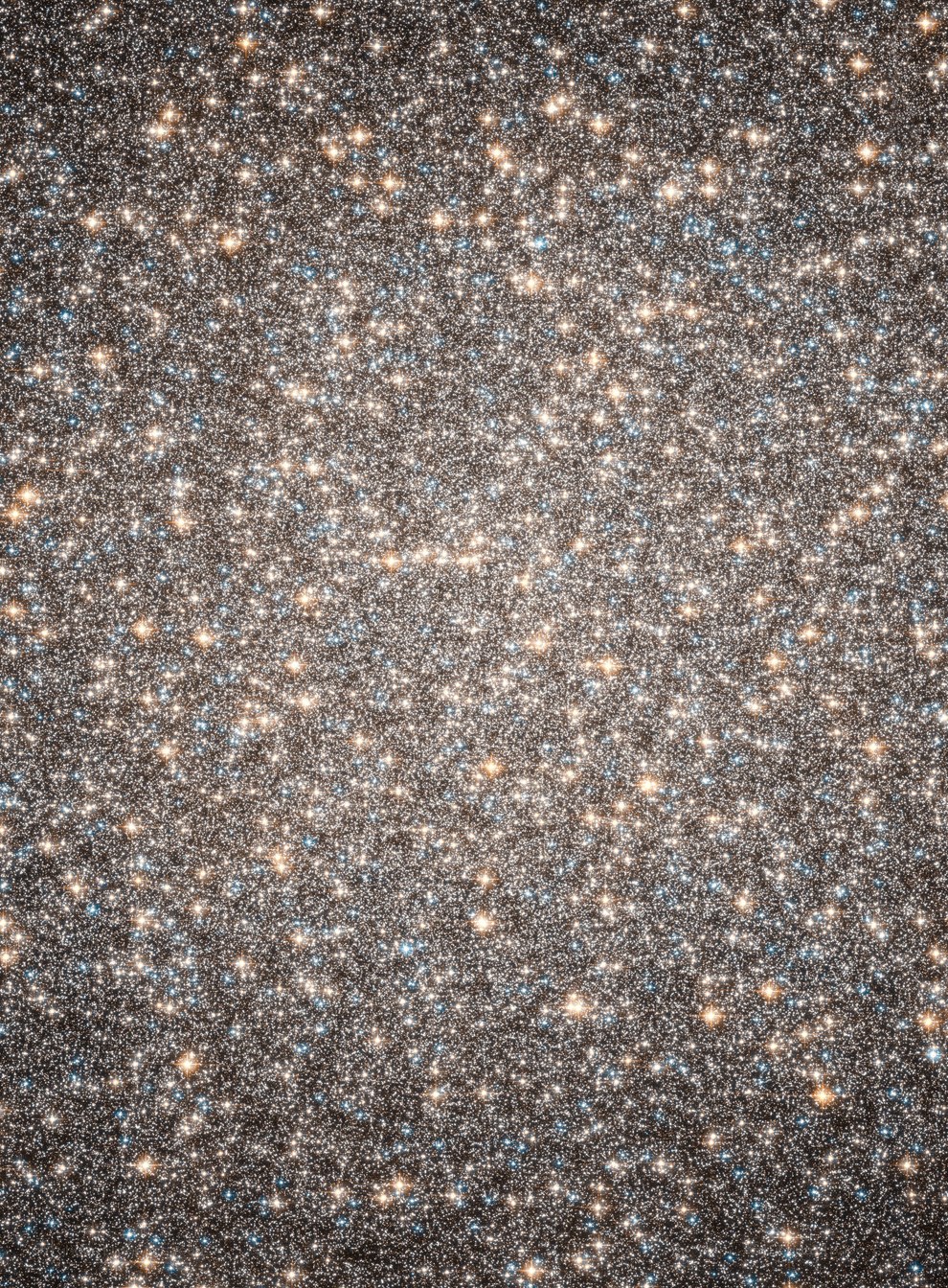 Dense star field in space