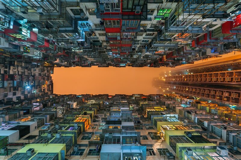 Densely Packed Buildings — Orange