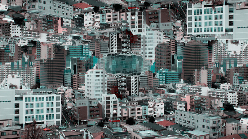Densely Packed City Buildings