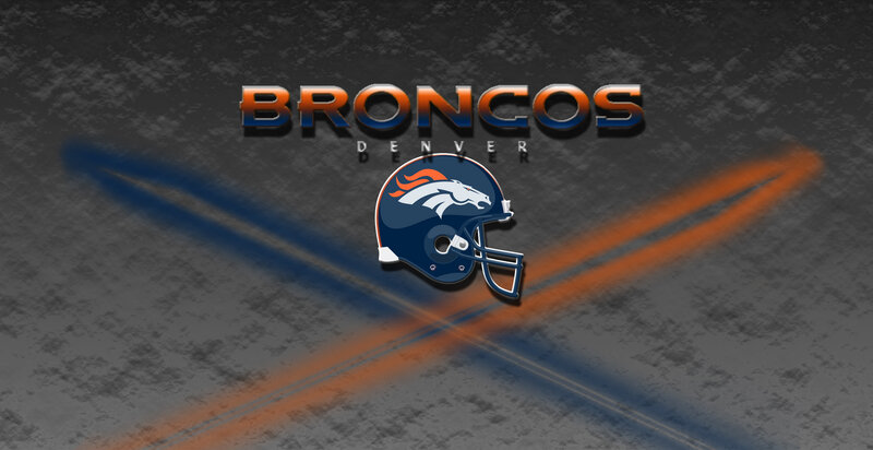 Denver Broncos Helmet — Blue