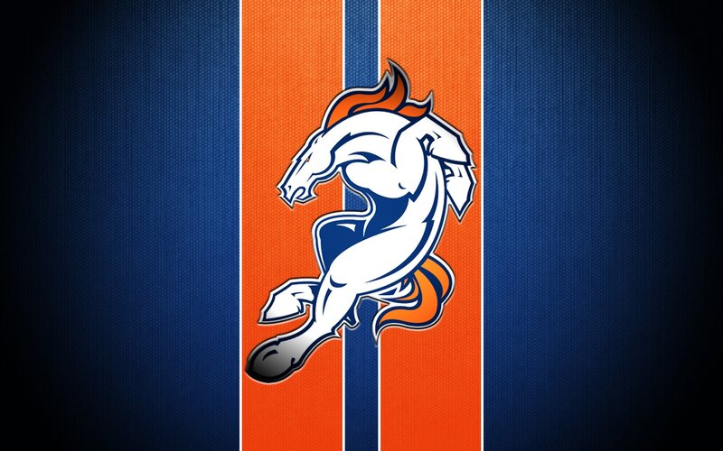 Denver Broncos Logo — Blue, Bold, Vector Art