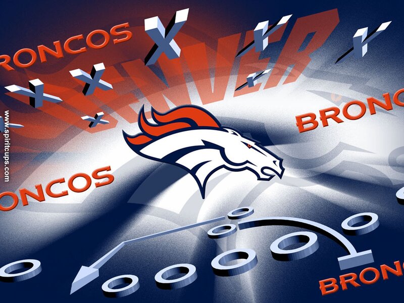 Denver Broncos Logo — Blue, Dynamic