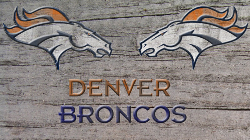 Denver Broncos Logo — Brown