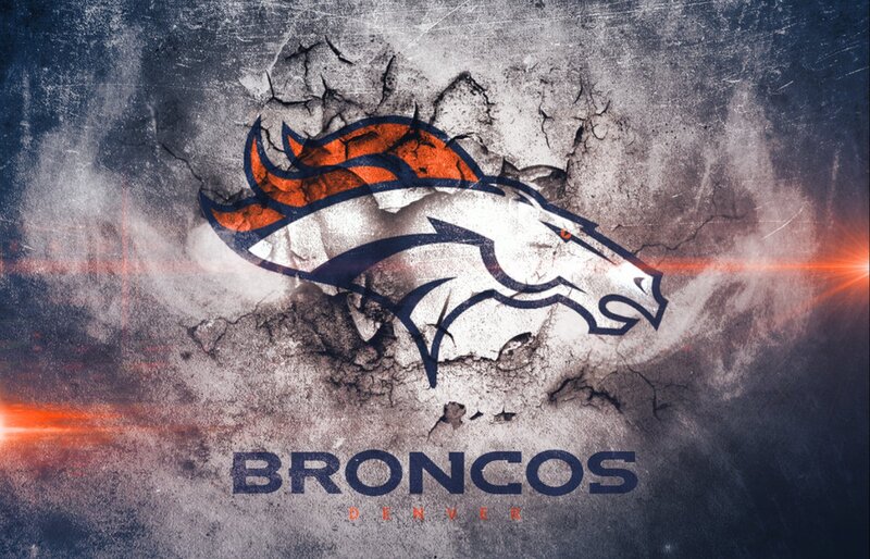 Denver Broncos Logo — Gray