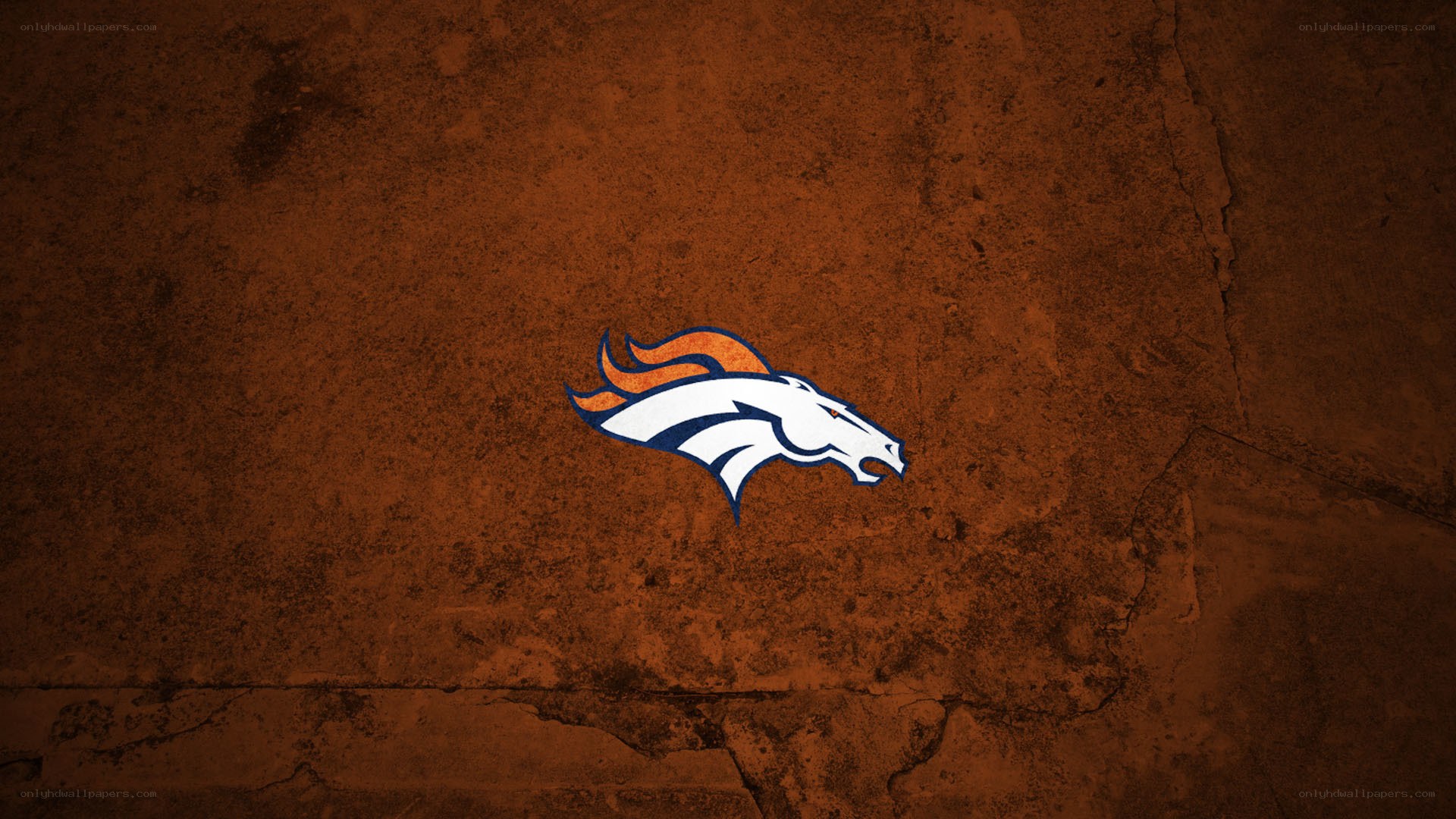 Denver Broncos logo on textured background