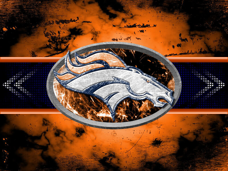 Denver Broncos Logo — Orange