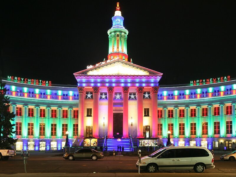 Denver City and County Building — Red