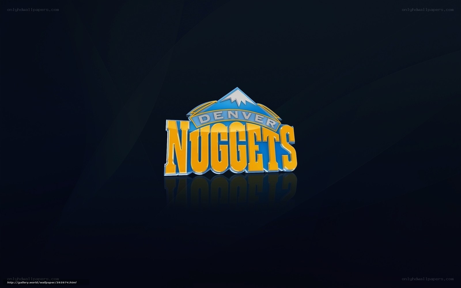 Denver Nuggets logo wallpaper