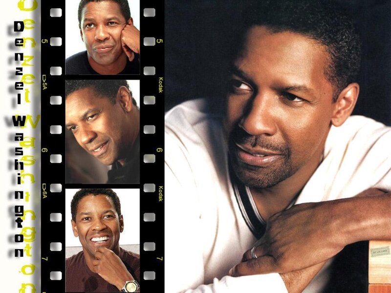 Denzel Washington photo collage