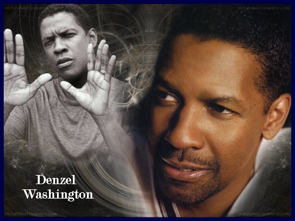 Denzel Washington portrait collage