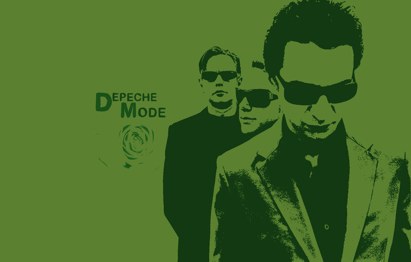 Depeche Mode band portrait