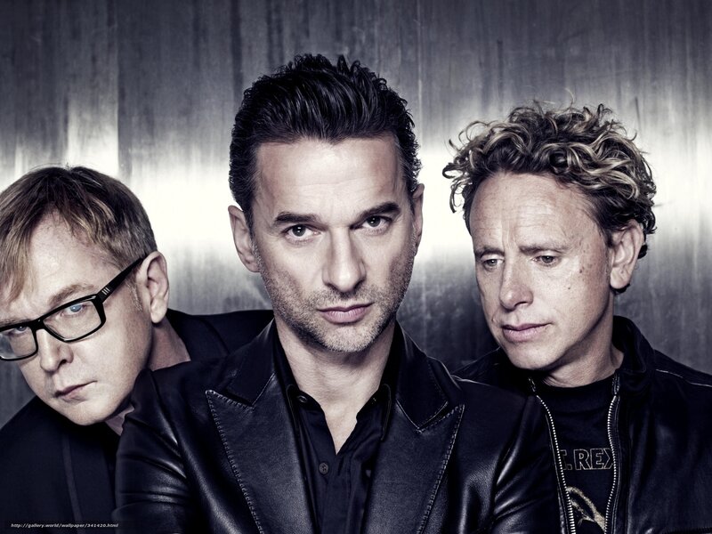 Depeche Mode band portrait