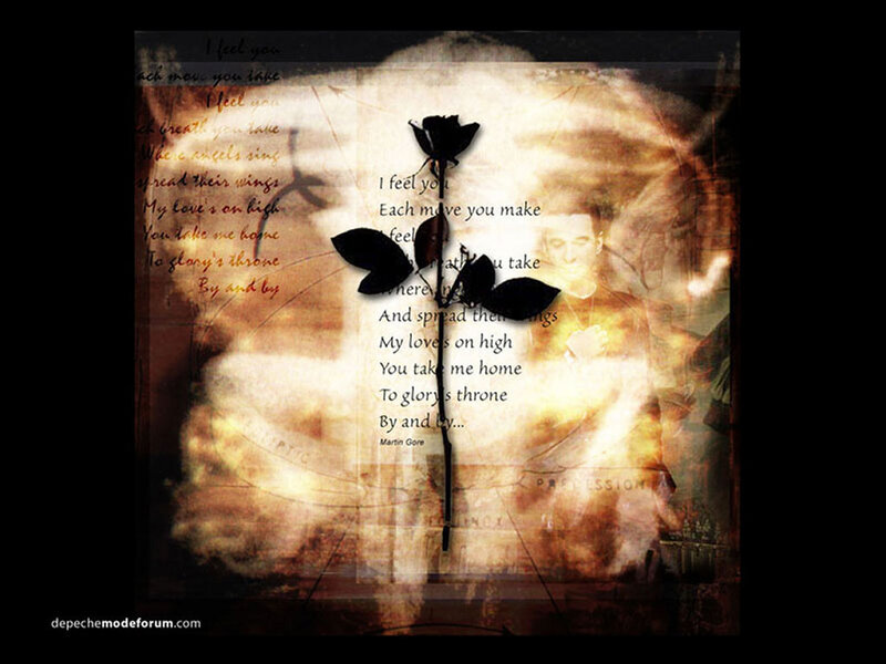 Depeche Mode poem art