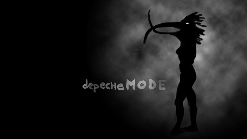 Depeche Mode silhouette artwork