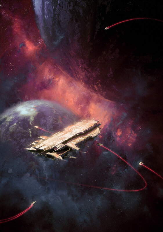 Derelict Spaceship in Space