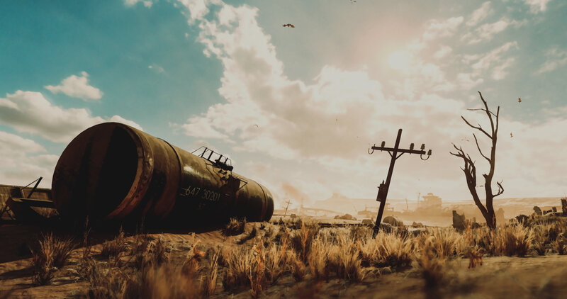 Derelict Tanker Car