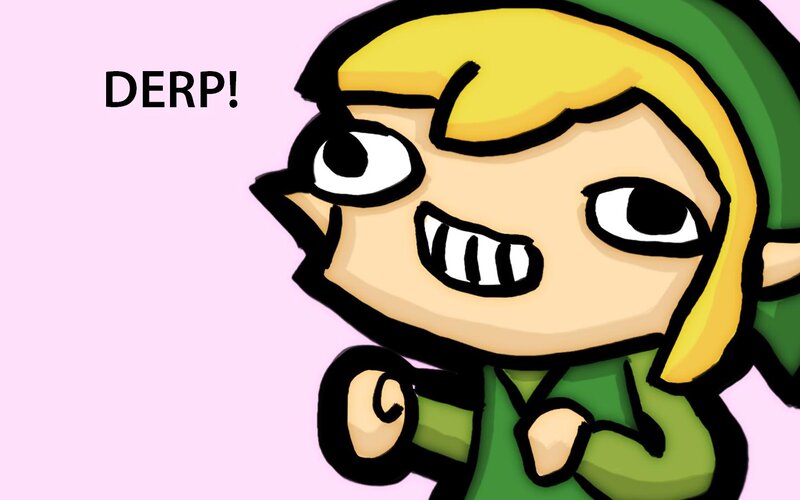Derp! Link meme