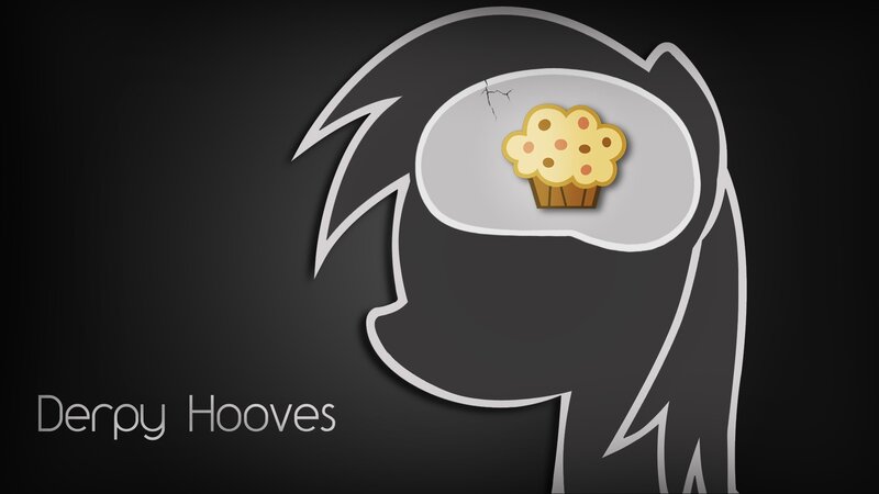 Derpy Hooves with cupcake